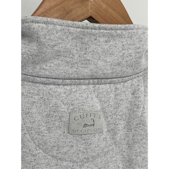 Cuffys Sweatshirt Cape Cod Women’s Small Full Zip Gray Plaid Collar - Picture 7 of 13